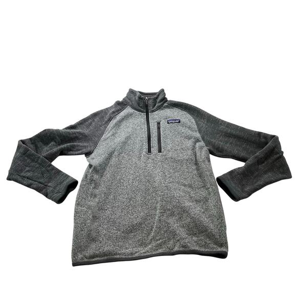 Patagonia Grey Half Zip Pullover Better Sweater Men's Sz S - Picture 1 of 9
